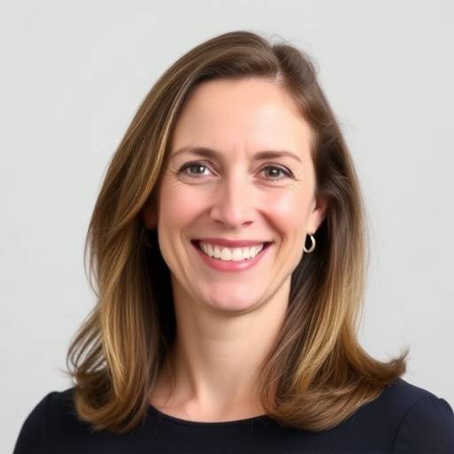 Portretfoto van Anna de Vries, Lead Coach bij Succesvolle Carrière, vriendelijk lachend.